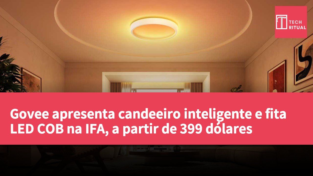 Govee apresenta candeeiro inteligente e fita LED COB na IFA, a partir de 399 dólares