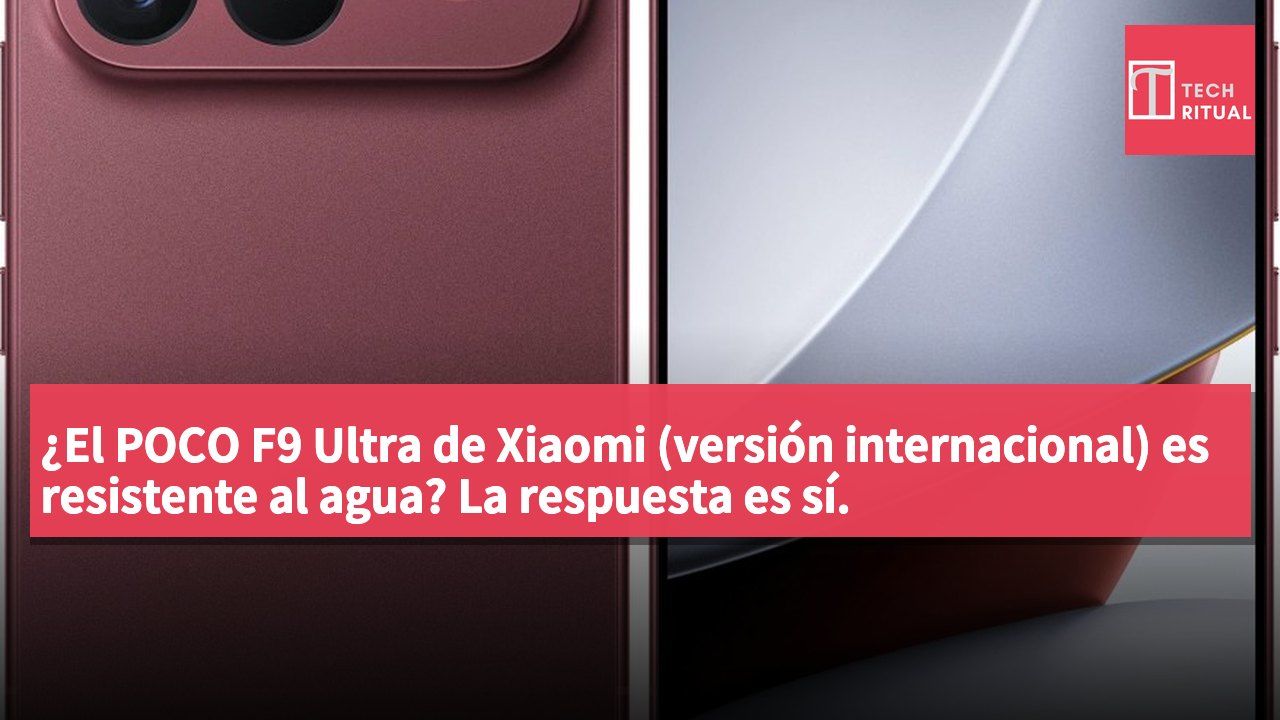 ¿El POCO F9 Ultra de Xiaomi (versión internacional) es resistente al agua? La respuesta es sí.