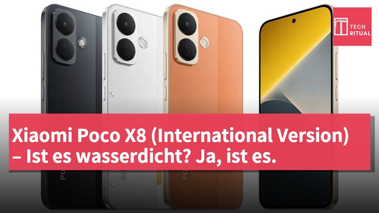 Xiaomi Poco X8 (International Version) – Ist es wasserdicht? Ja, ist es.
