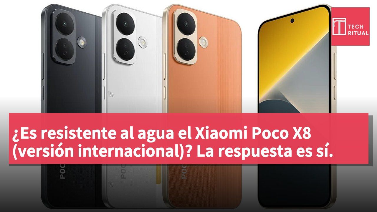 ¿Es resistente al agua el Xiaomi Poco X8 (versión internacional)? La respuesta es sí.