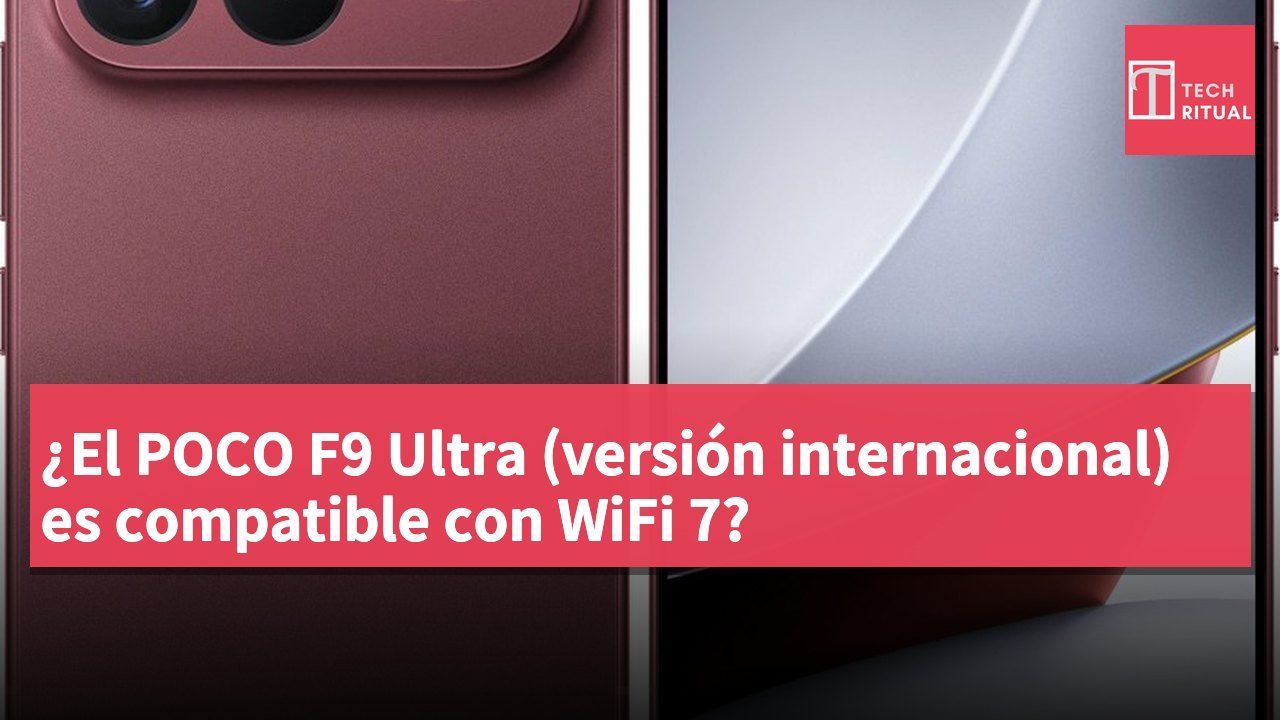 ¿El POCO F9 Ultra (versión internacional) es compatible con WiFi 7?
