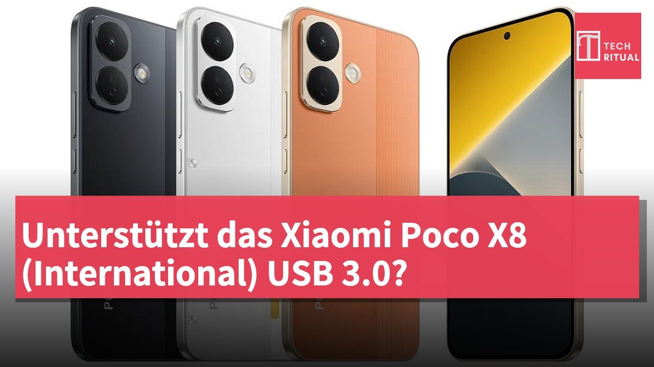 Unterstützt das Xiaomi Poco X8 (International) USB 3.0?