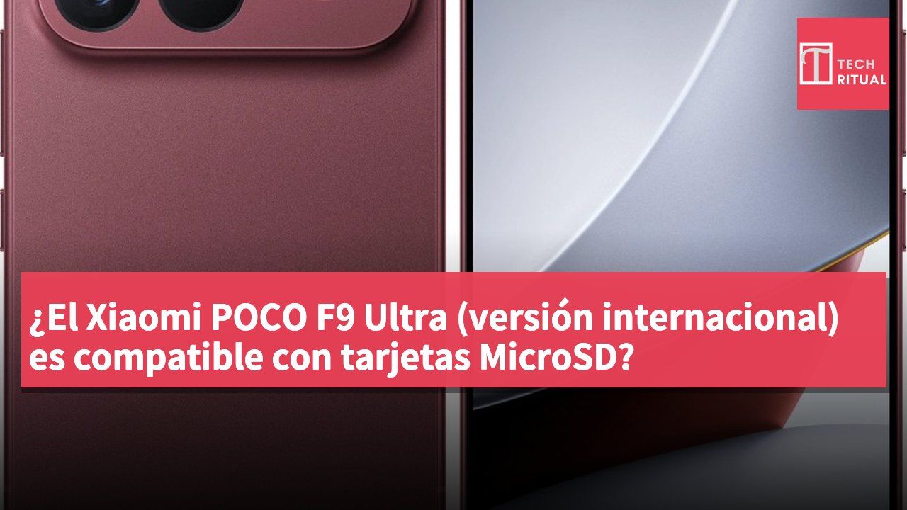 ¿El Xiaomi POCO F9 Ultra (versión internacional) es compatible con tarjetas MicroSD?