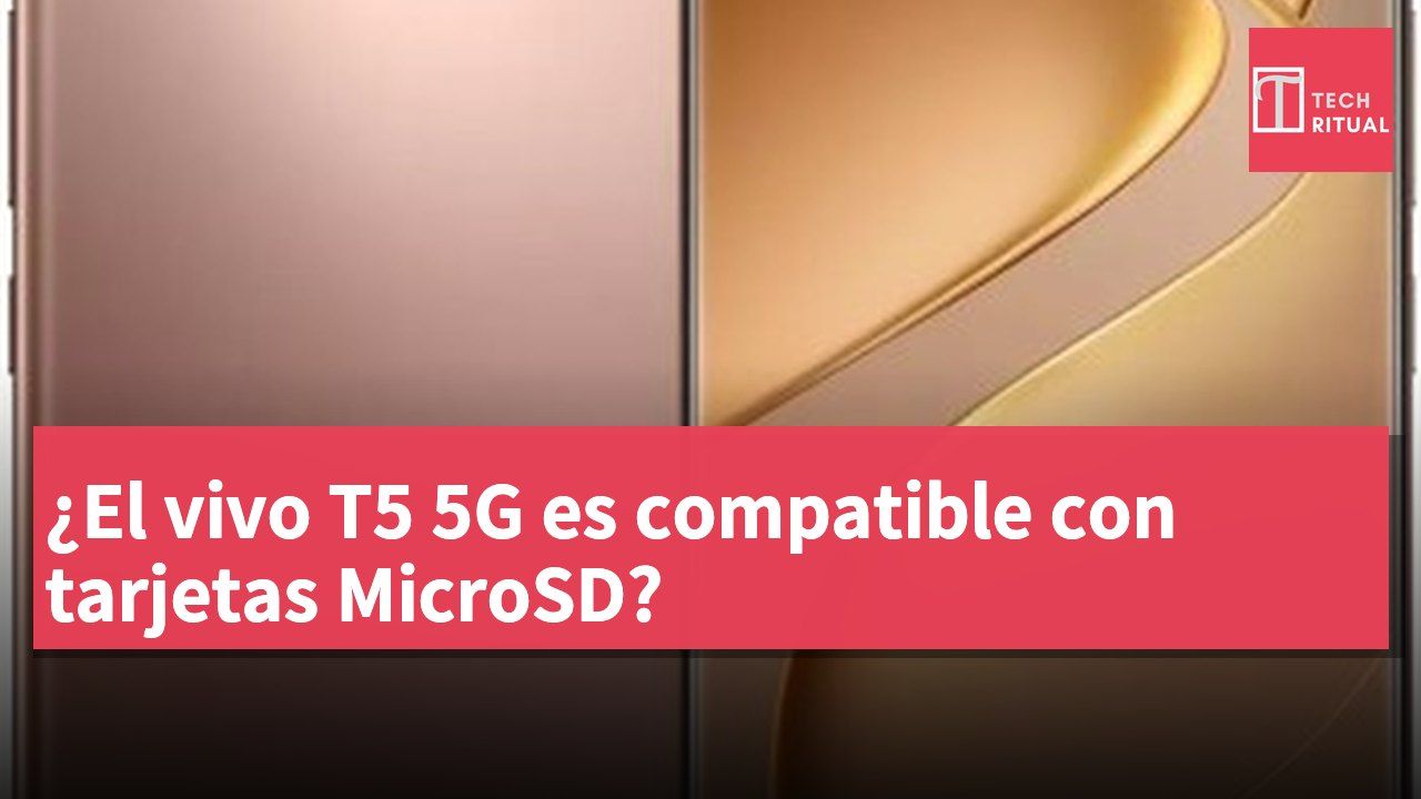 ¿El vivo T5 5G es compatible con tarjetas MicroSD?