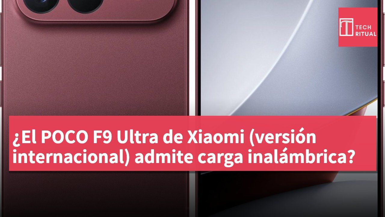¿El POCO F9 Ultra de Xiaomi (versión internacional) admite carga inalámbrica?