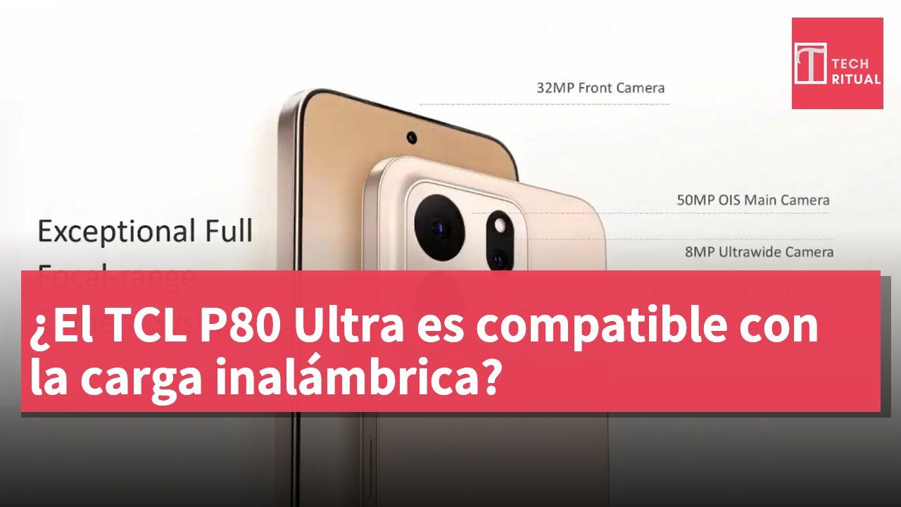 ¿El TCL P80 Ultra es compatible con la carga inalámbrica?