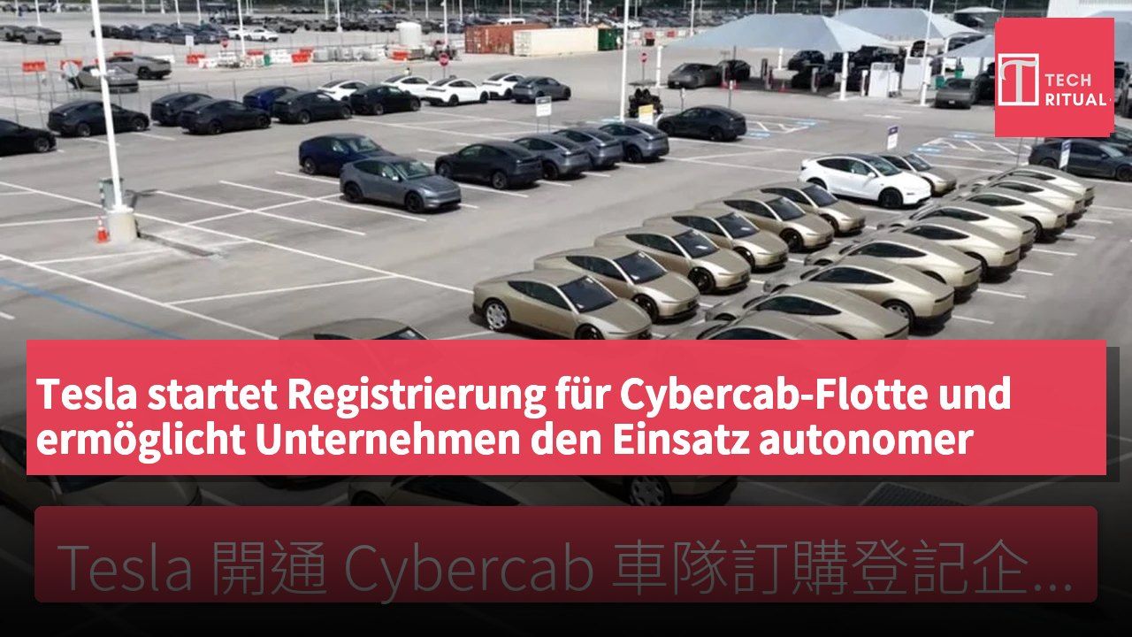 Tesla startet Registrierung für Cybercab-Flotte und ermöglicht Unternehmen den Einsatz autonomer Taxis