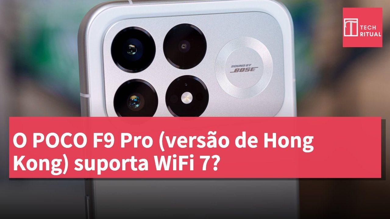 O POCO F9 Pro (versão de Hong Kong) suporta WiFi 7?