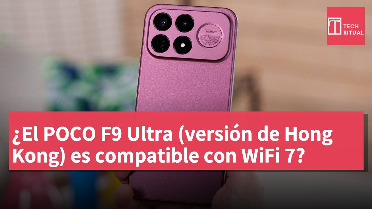 ¿El POCO F9 Ultra (versión de Hong Kong) es compatible con WiFi 7?