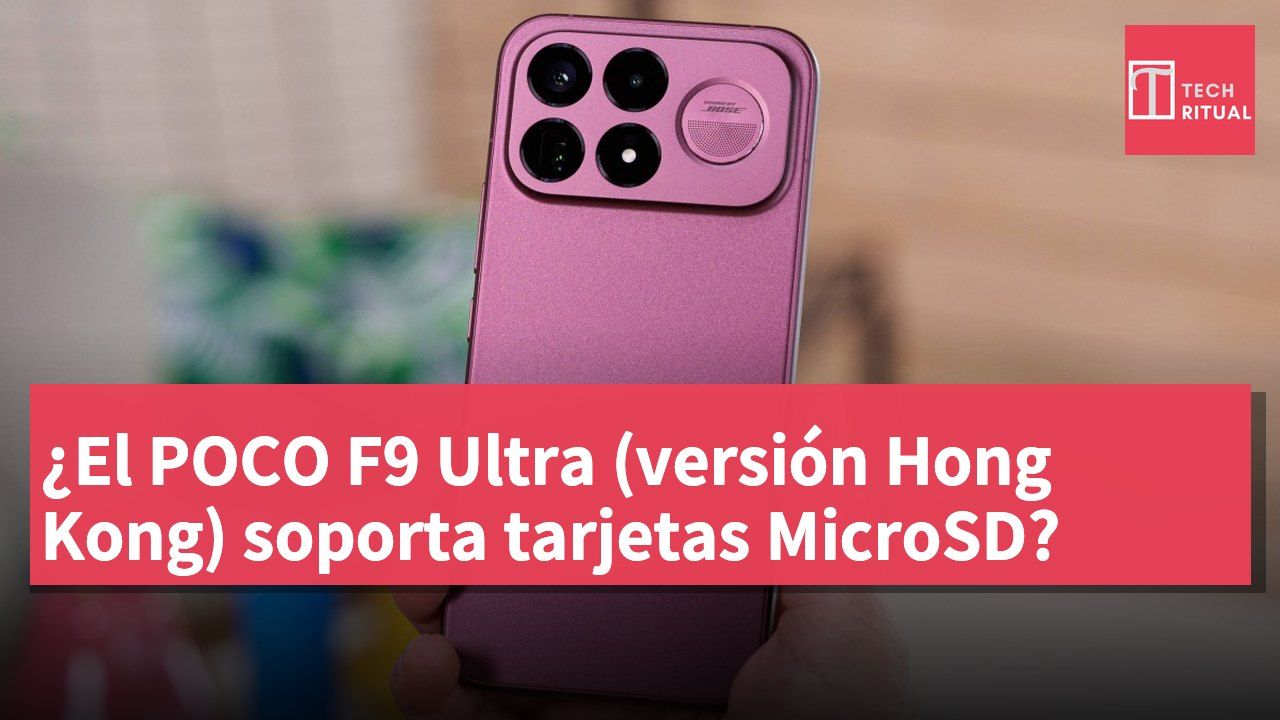 ¿El POCO F9 Ultra (versión Hong Kong) soporta tarjetas MicroSD?