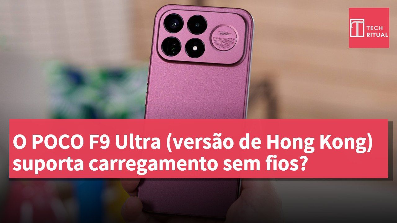 O POCO F9 Ultra (versão de Hong Kong) suporta carregamento sem fios?