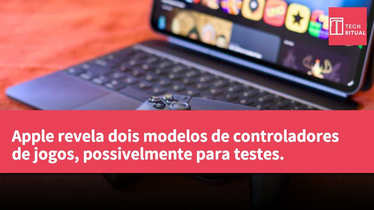 Apple revela dois modelos de controladores de jogos, possivelmente para testes.