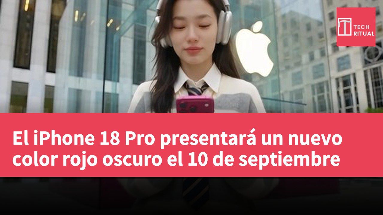 El iPhone 18 Pro presentará un nuevo color rojo oscuro el 10 de septiembre