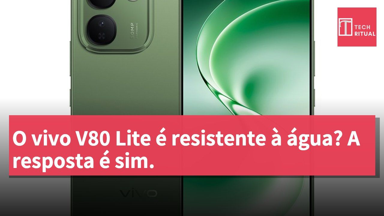 O vivo V80 Lite é resistente à água? A resposta é sim.