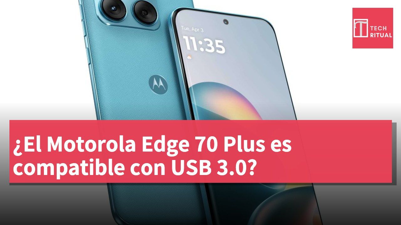 ¿El Motorola Edge 70 Plus es compatible con USB 3.0?