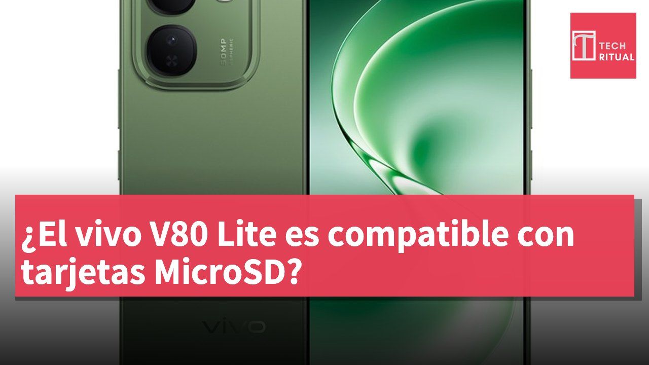 ¿El vivo V80 Lite es compatible con tarjetas MicroSD?