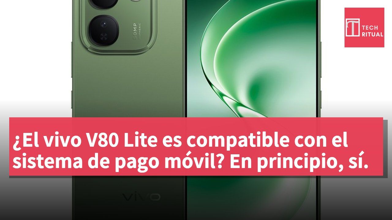 ¿El vivo V80 Lite es compatible con el sistema de pago móvil? En principio, sí.