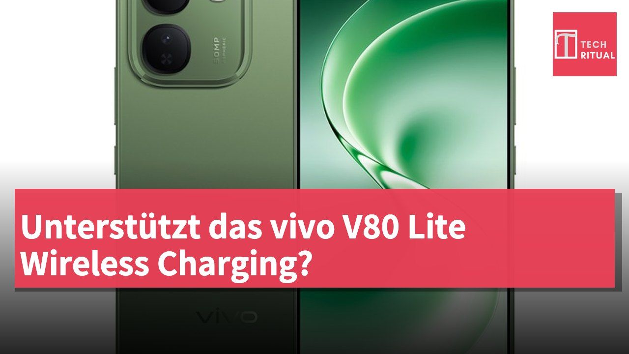 Unterstützt das vivo V80 Lite Wireless Charging?