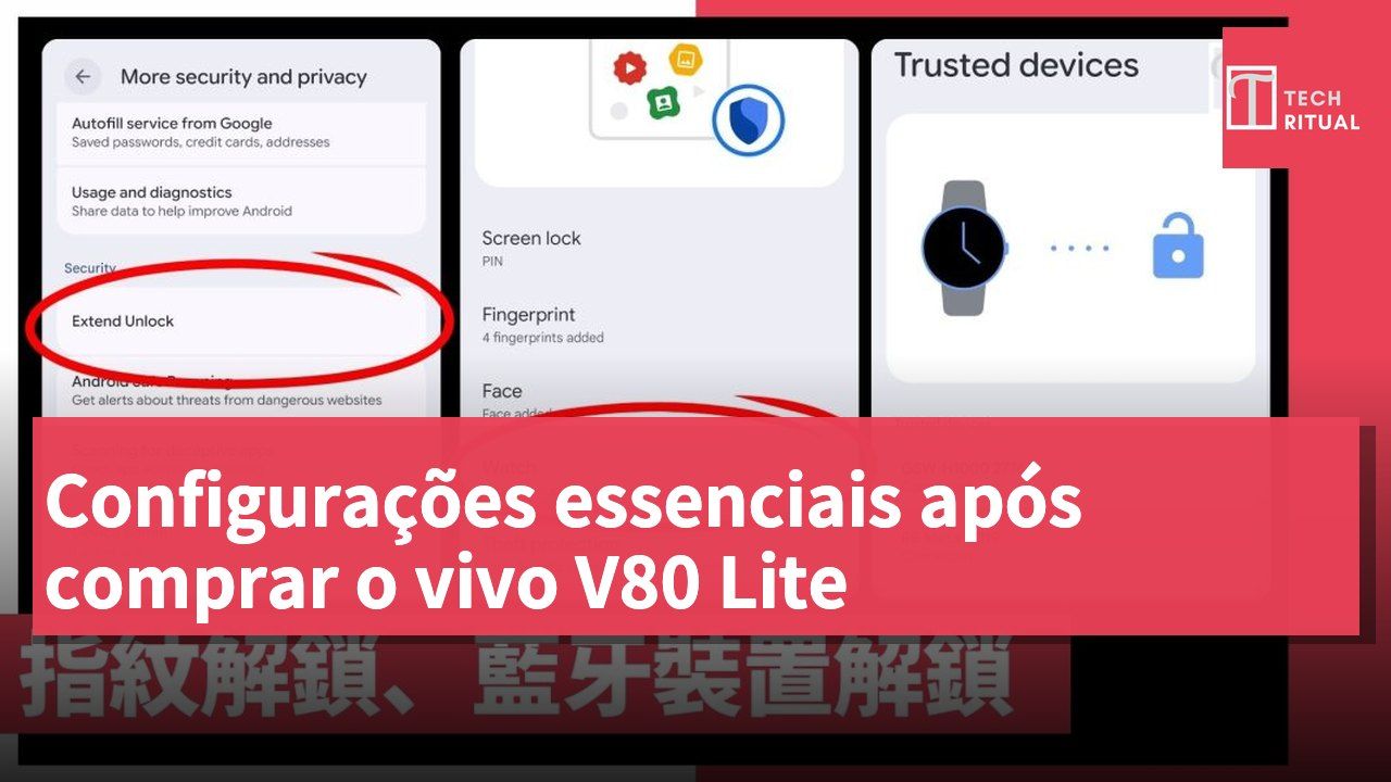Configurações essenciais após comprar o vivo V80 Lite