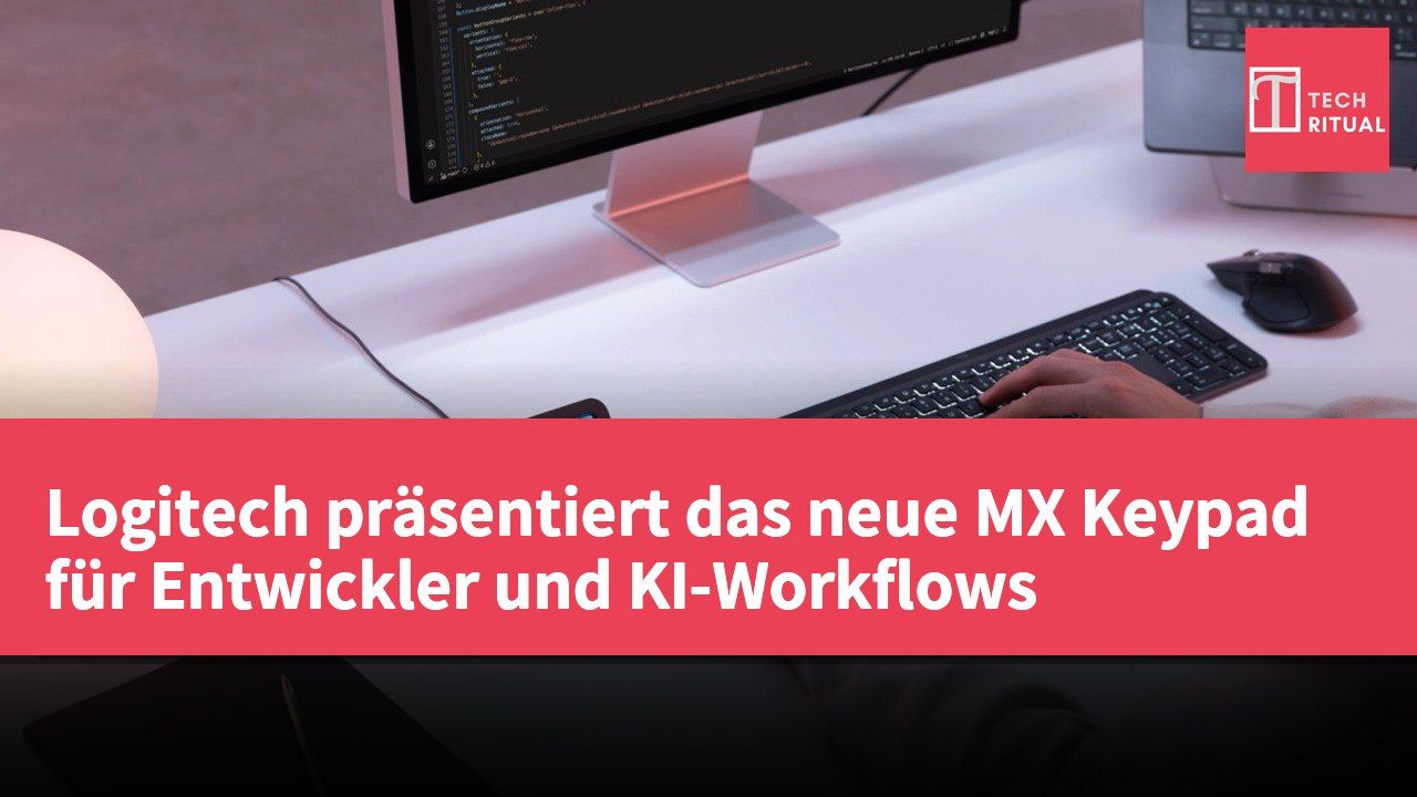 Logitech präsentiert das neue MX Keypad für Entwickler und KI-Workflows