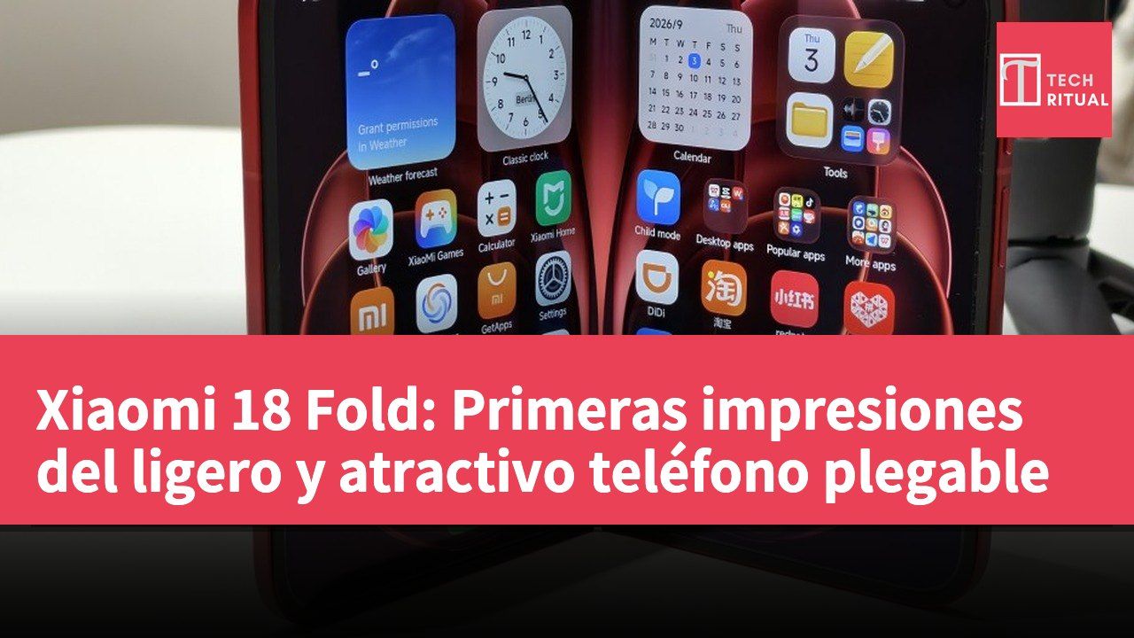 Xiaomi 18 Fold: Primeras impresiones del ligero y atractivo teléfono plegable