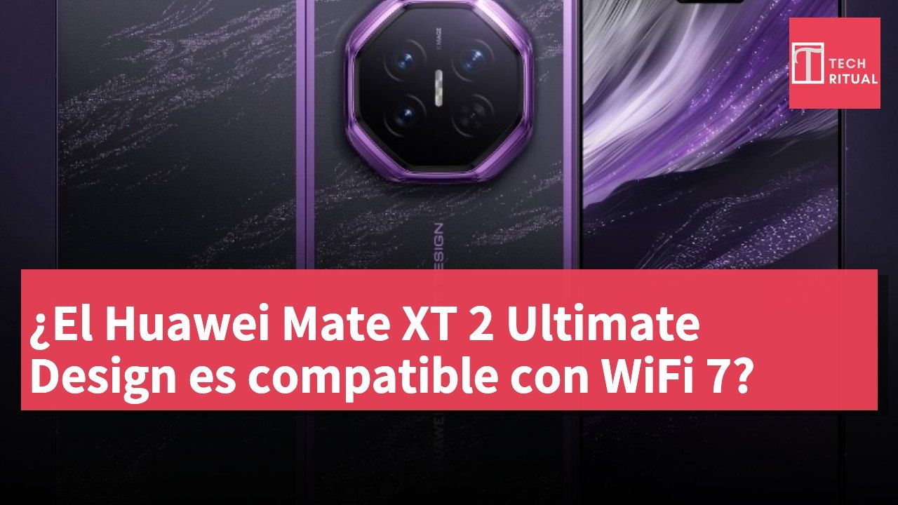 ¿El Huawei Mate XT 2 Ultimate Design es compatible con WiFi 7?