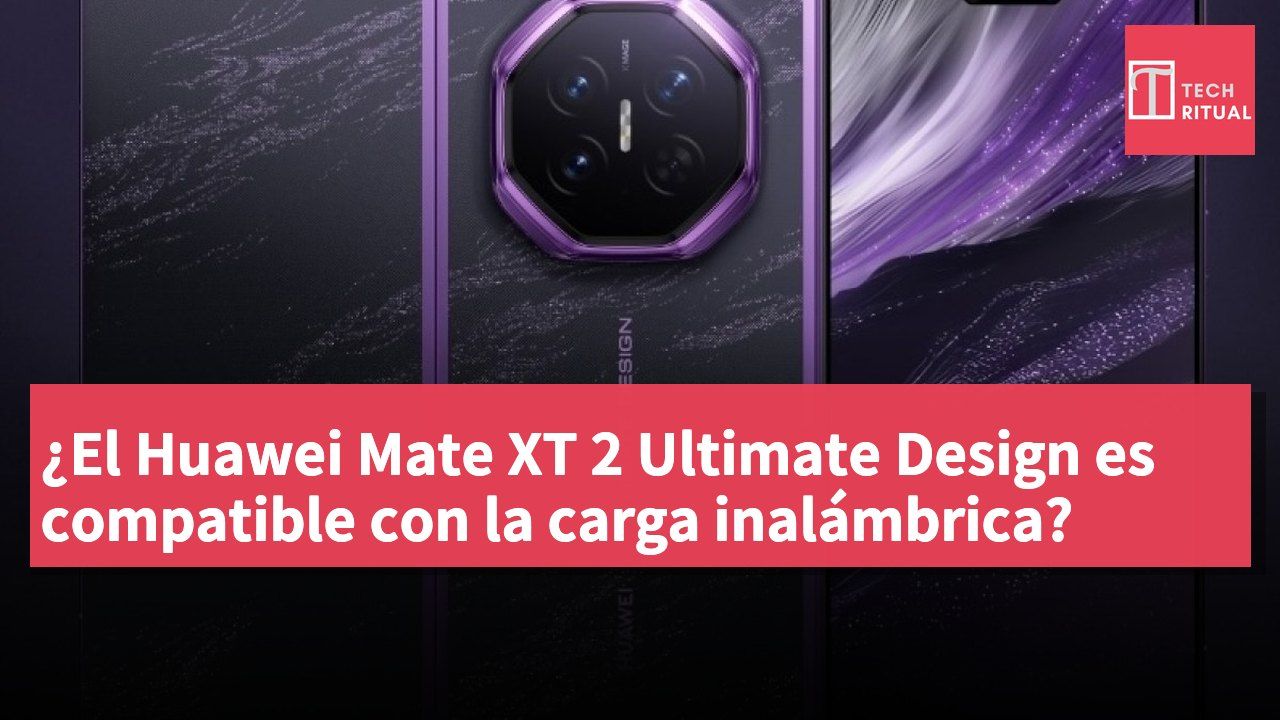 ¿El Huawei Mate XT 2 Ultimate Design es compatible con la carga inalámbrica?