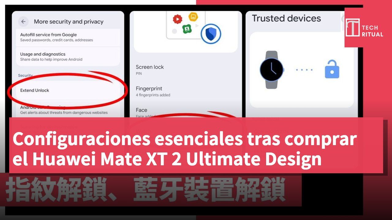 Configuraciones esenciales tras comprar el Huawei Mate XT 2 Ultimate Design