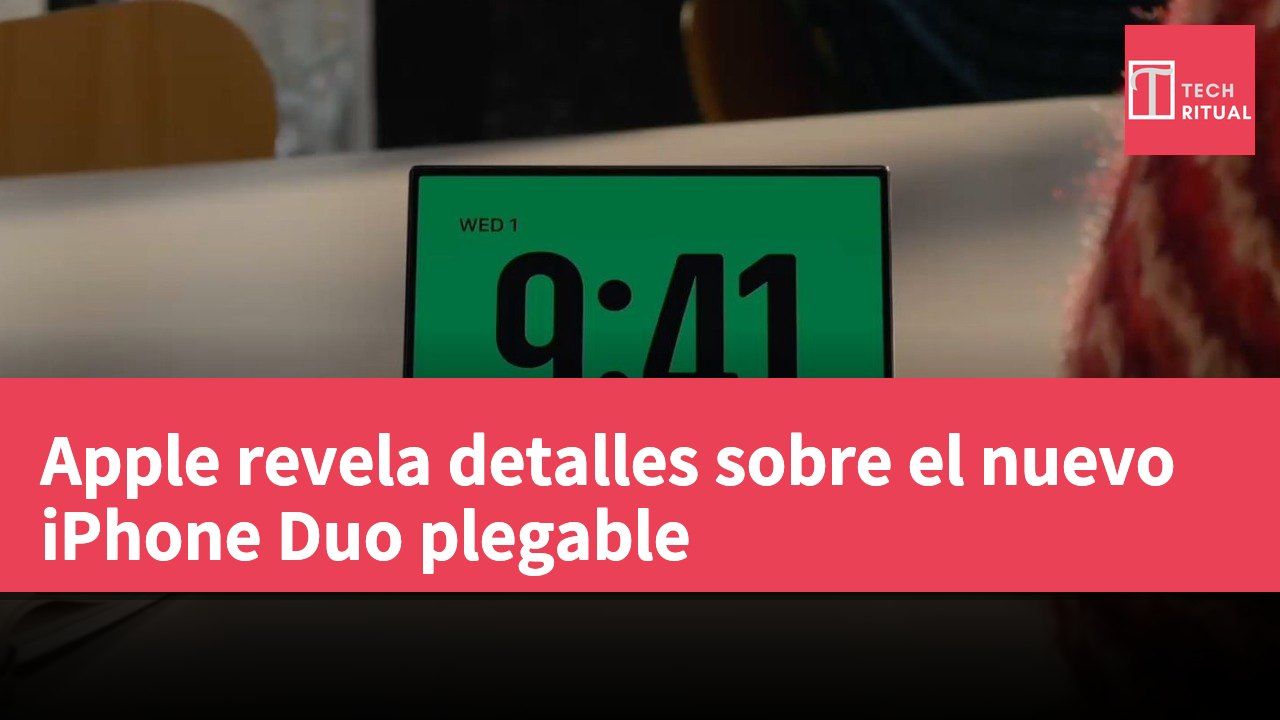 Apple revela detalles sobre el nuevo iPhone Duo plegable
