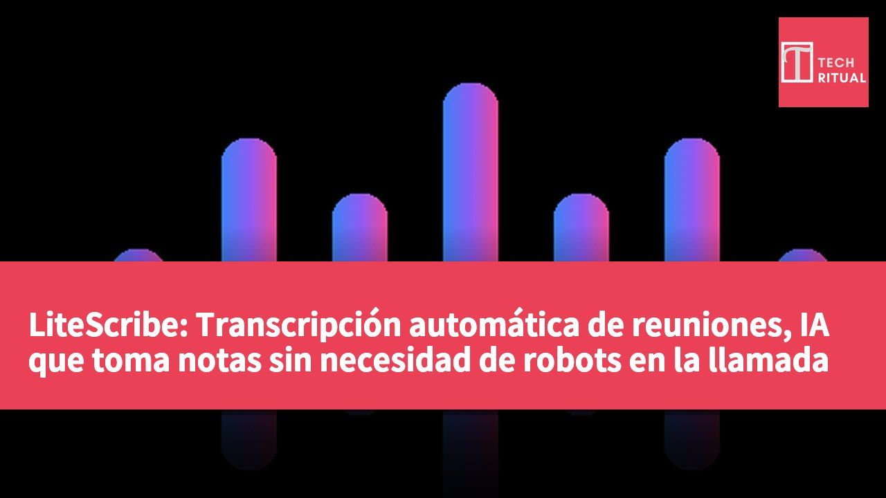 LiteScribe: Transcripción automática de reuniones, IA que toma notas sin necesidad de robots en la llamada