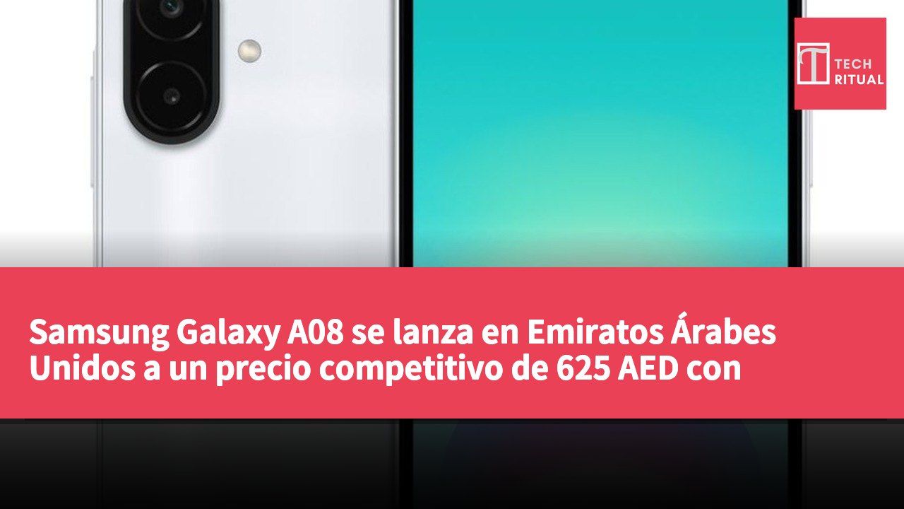 Samsung Galaxy A08 se lanza en Emiratos Árabes Unidos a un precio competitivo de 625 AED con buenas especificaciones y durabilidad.