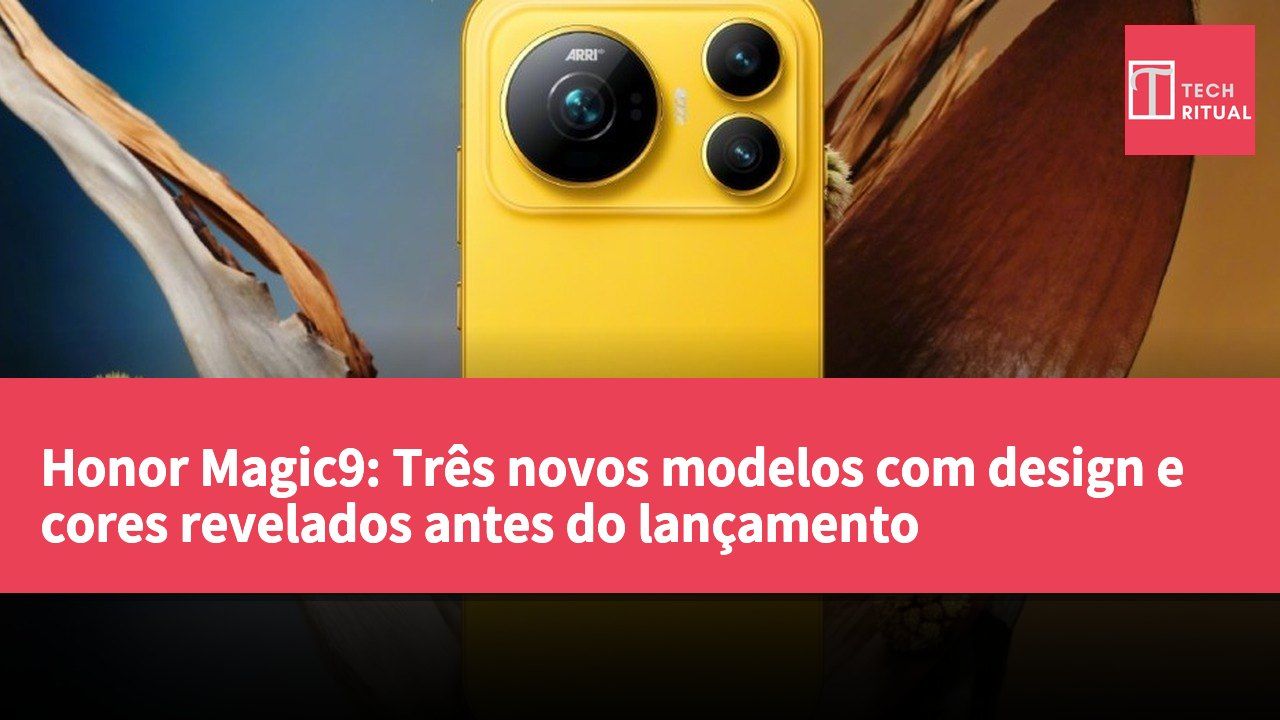 Honor Magic9: Três novos modelos com design e cores revelados antes do lançamento