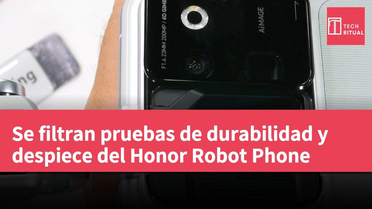 Se filtran pruebas de durabilidad y despiece del Honor Robot Phone