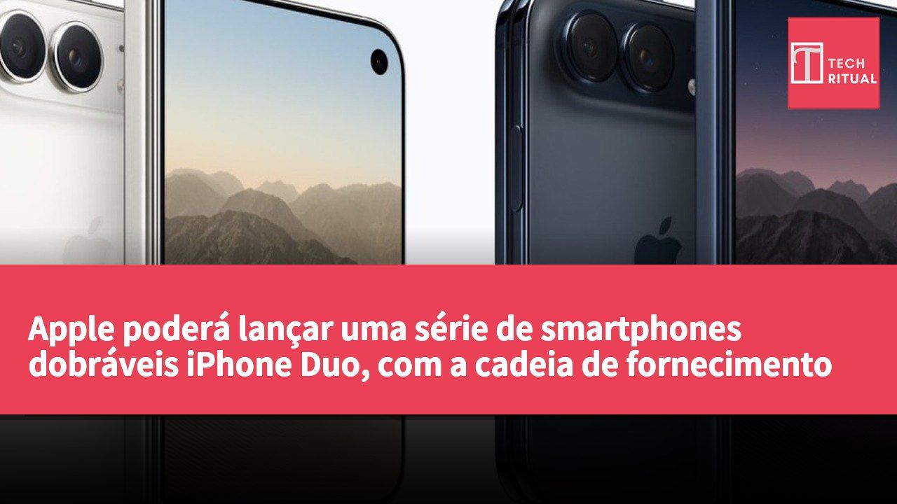 Apple poderá lançar uma série de smartphones dobráveis iPhone Duo, com a cadeia de fornecimento a enfrentar possíveis escassezes.