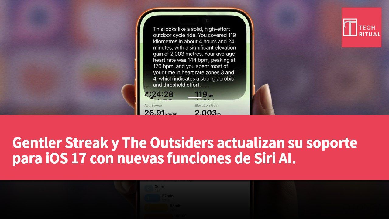 Gentler Streak y The Outsiders actualizan su soporte para iOS 17 con nuevas funciones de Siri AI.