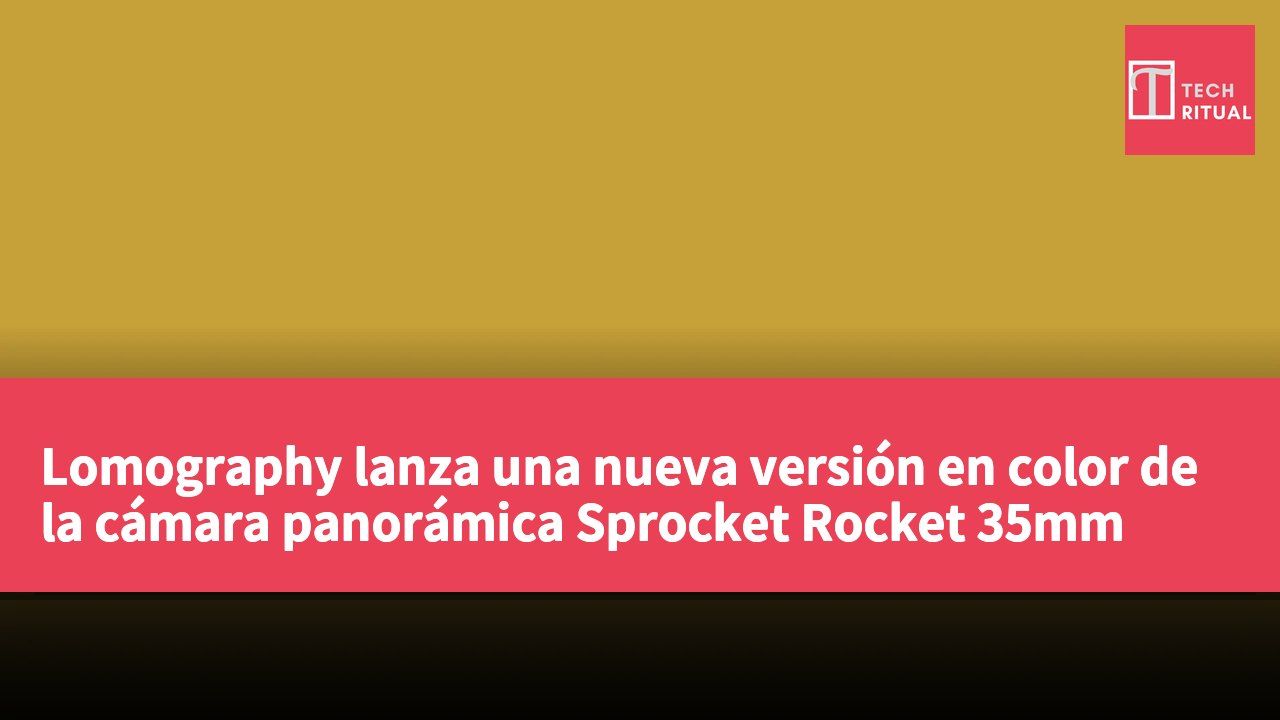 Lomography lanza una nueva versión en color de la cámara panorámica Sprocket Rocket 35mm