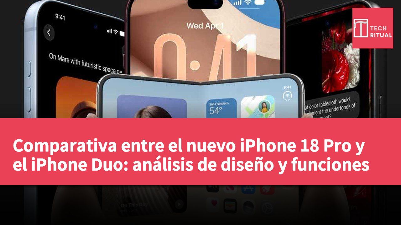 Comparativa entre el nuevo iPhone 18 Pro y el iPhone Duo: análisis de diseño y funciones