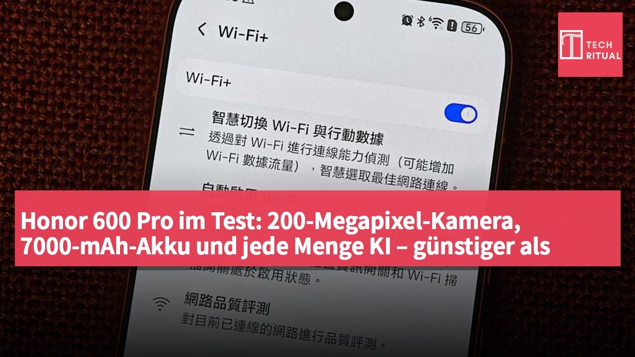 Honor 600 Pro im Test: 200-Megapixel-Kamera, 7000-mAh-Akku und jede Menge KI – günstiger als Samsungs A-Serie