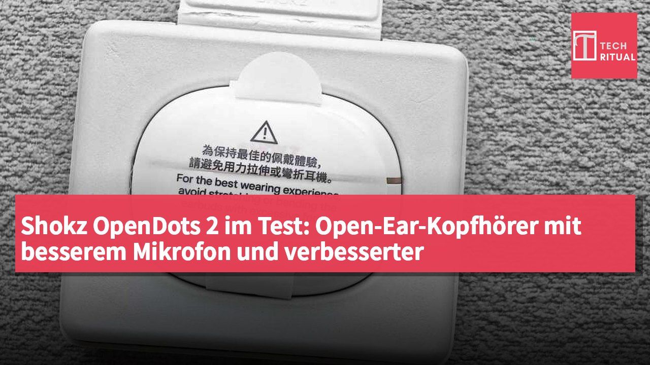 Shokz OpenDots 2 im Test: Open-Ear-Kopfhörer mit besserem Mikrofon und verbesserter Geräuschunterdrückung beim Telefonieren