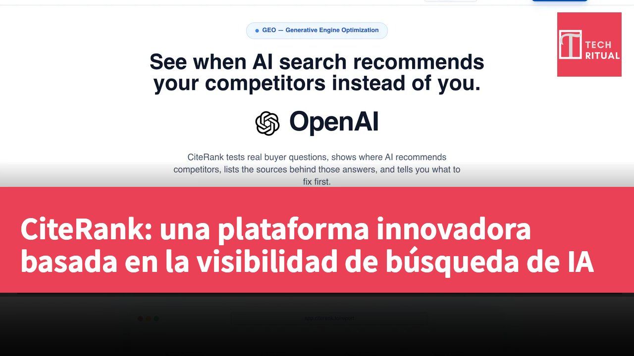 CiteRank: una plataforma innovadora basada en la visibilidad de búsqueda de IA