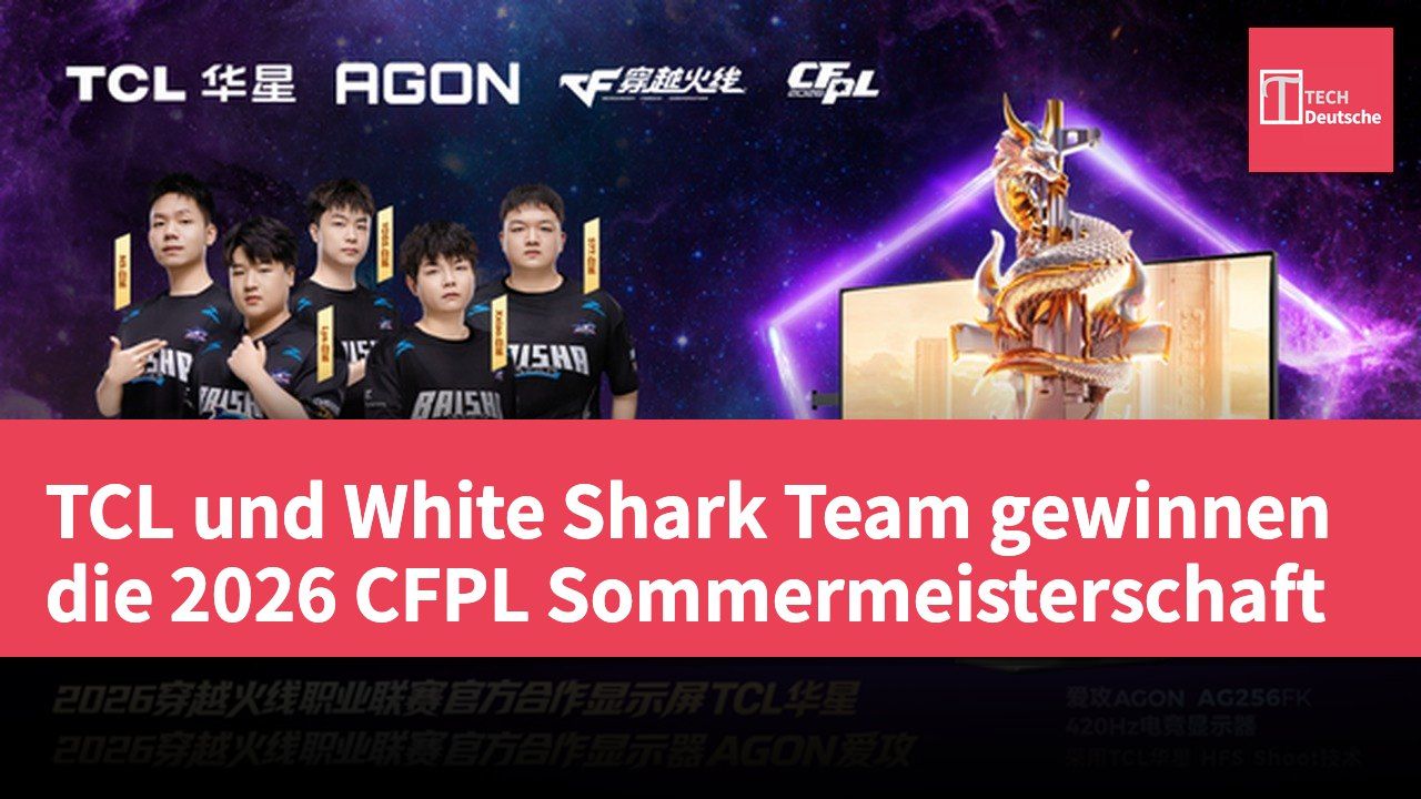 TCL und White Shark Team gewinnen die 2026 CFPL Sommermeisterschaft