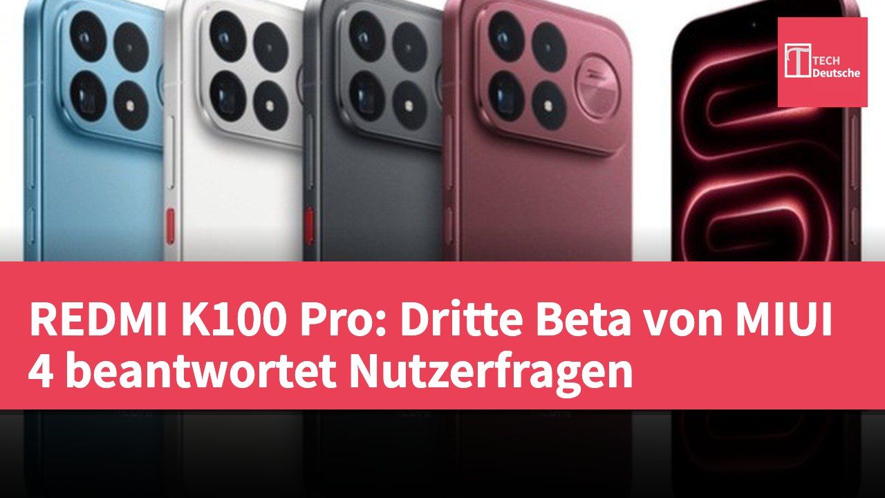REDMI K100 Pro: Dritte Beta von MIUI 4 beantwortet Nutzerfragen