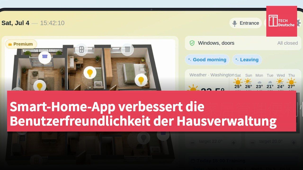 Smart-Home-App verbessert die Benutzerfreundlichkeit der Hausverwaltung