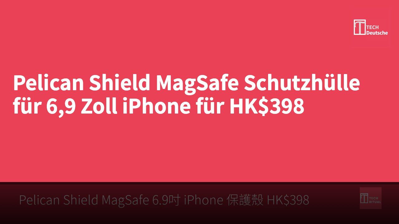 Pelican Shield MagSafe Schutzhülle für 6,9 Zoll iPhone für HK$398