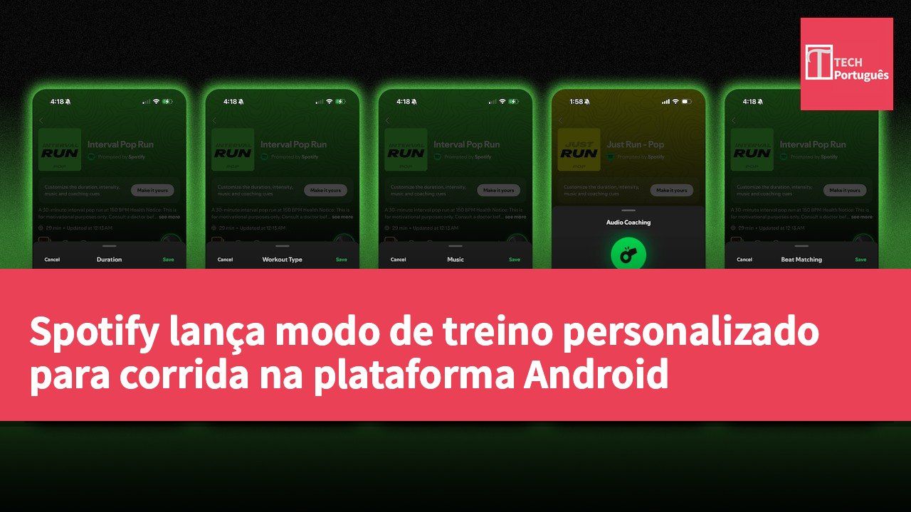 Spotify lança modo de treino personalizado para corrida na plataforma Android