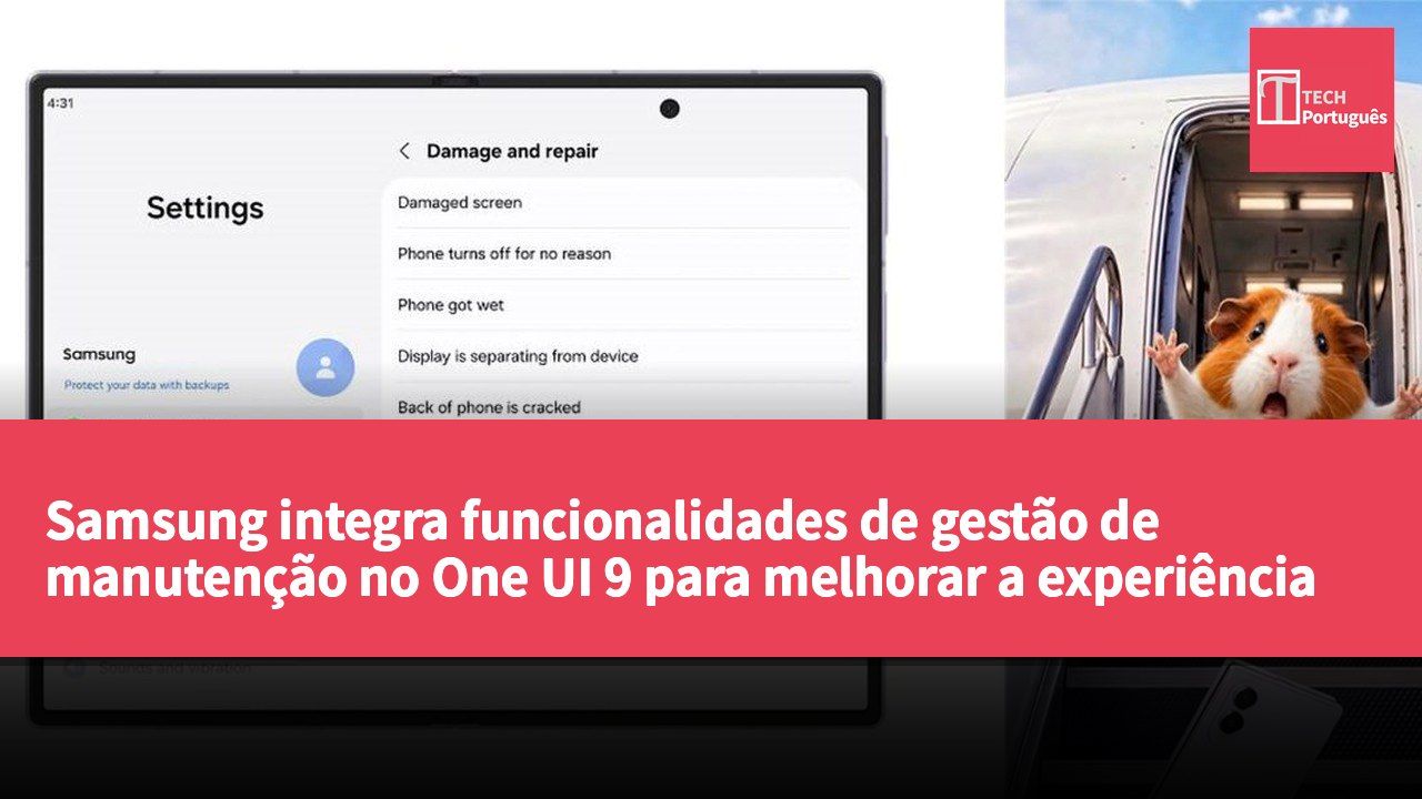 Samsung integra funcionalidades de gestão de manutenção no One UI 9 para melhorar a experiência de reparação entre dispositivos.