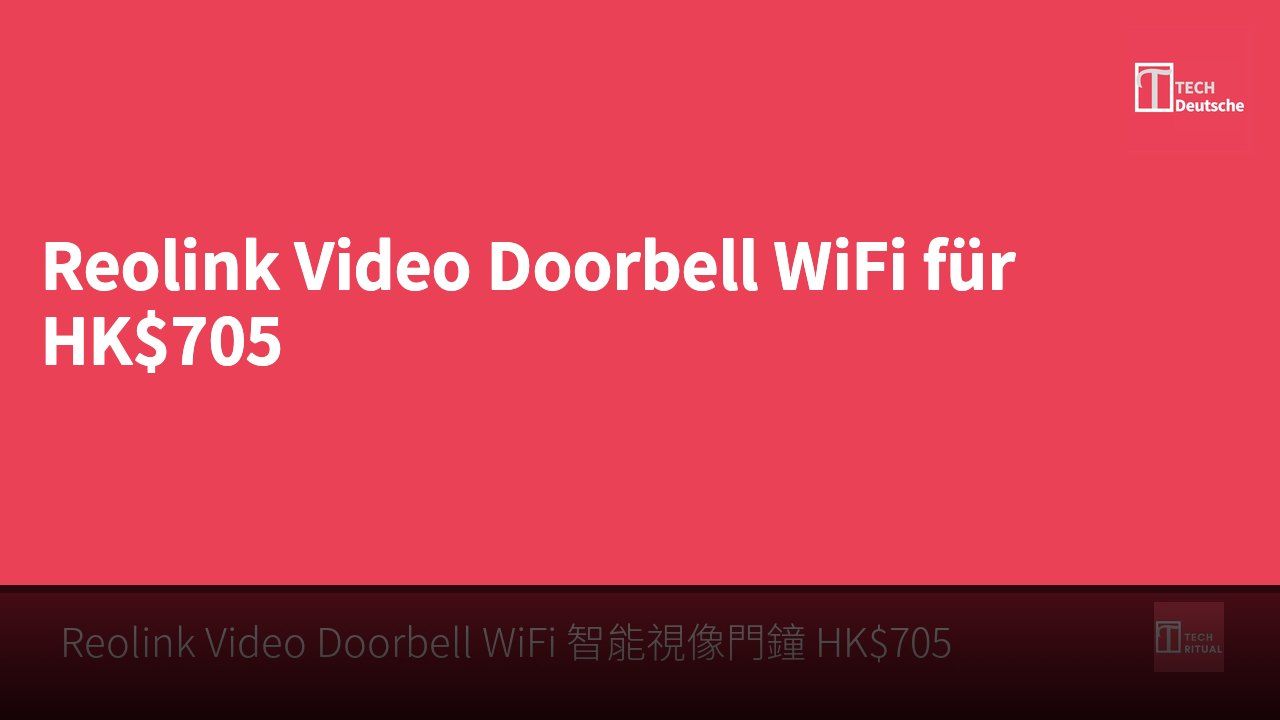 Reolink Video Doorbell WiFi für HK$705