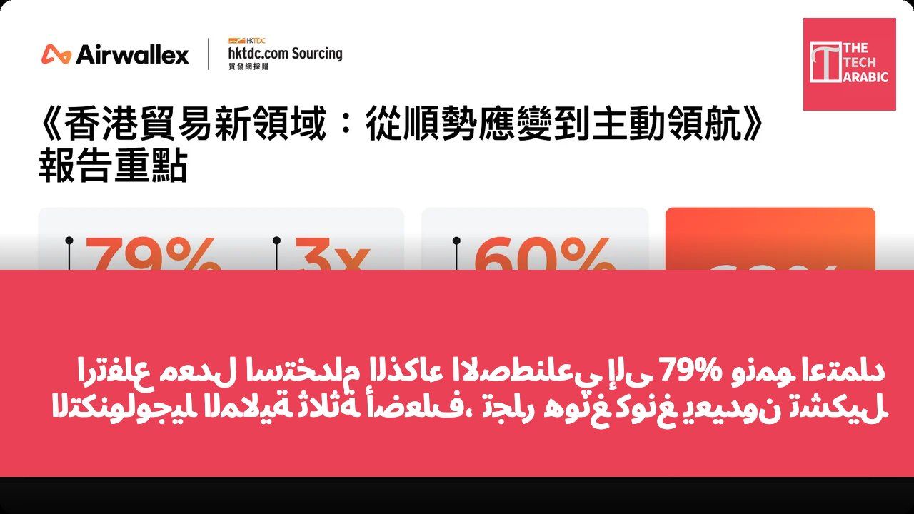 ارتفاع معدل استخدام الذكاء الاصطناعي إلى 79% ونمو اعتماد التكنولوجيا المالية ثلاثة أضعاف، تجار هونغ كونغ يعيدون تشكيل نماذج التجارة عبر الحدود