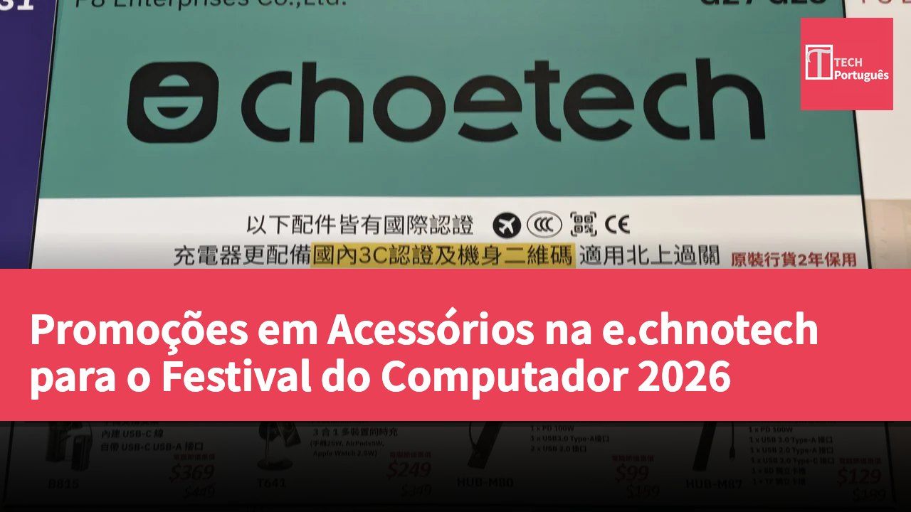 Promoções em Acessórios na e.chnotech para o Festival do Computador 2026