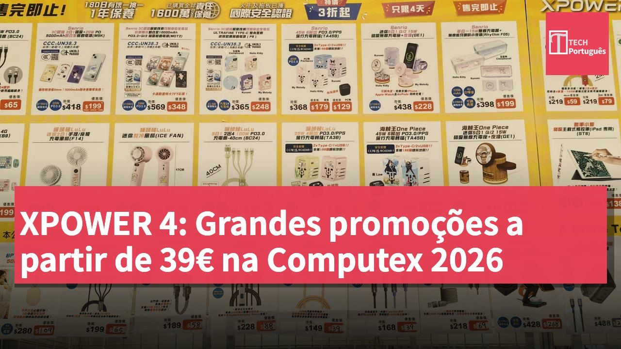 XPOWER 4: Grandes promoções a partir de 39€ na Computex 2026